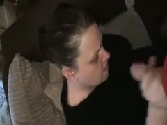 I get a facial from a brunette fattie who hands me her hand.